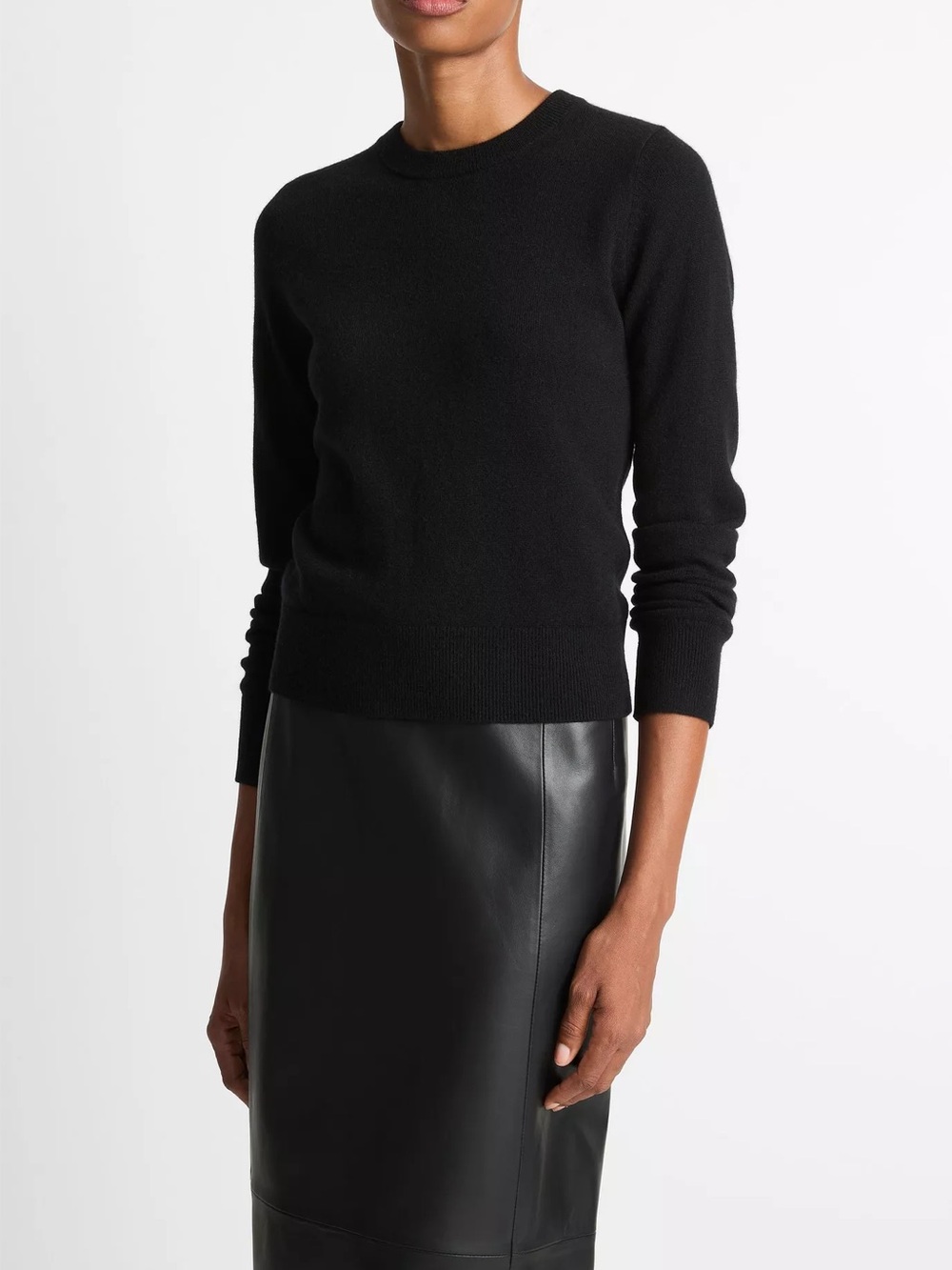Vince Black Cashmere Crewneck Sweater Size Small - Picture 1 of 6